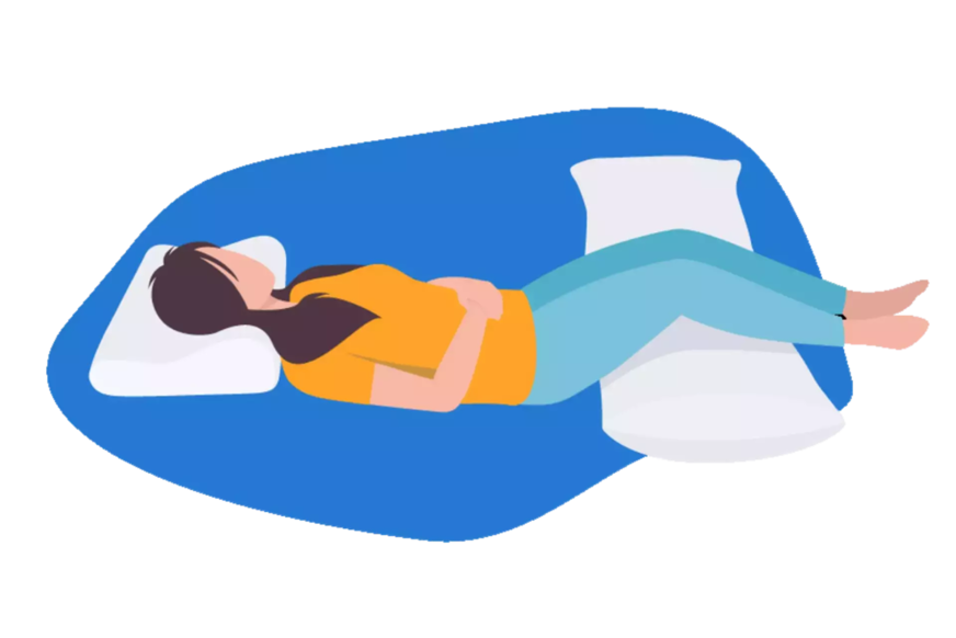 dormir avec une cote cassee oreiller